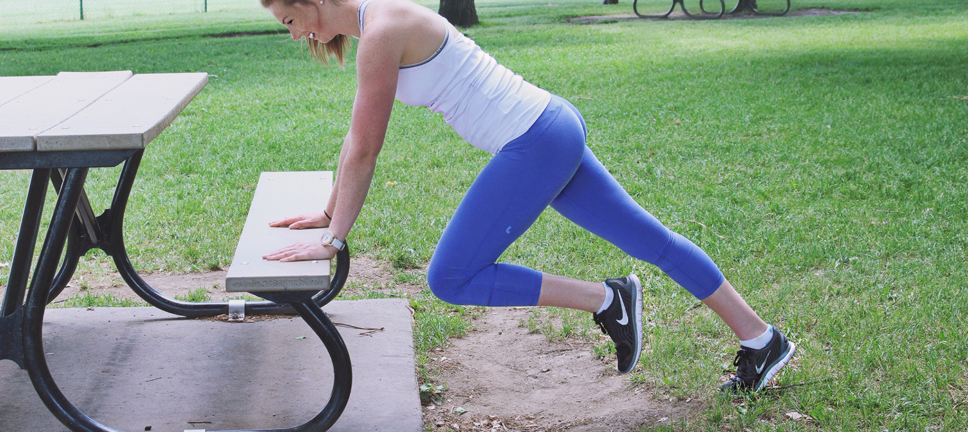 A quick outdoor workout routine for the park or your backyard